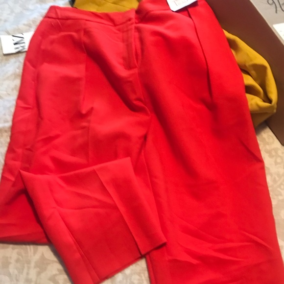 Top Shop Red Pants - Picture 2 of 2